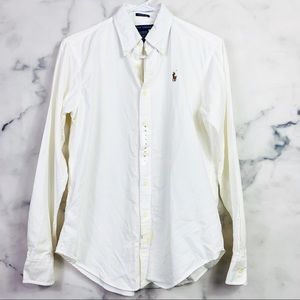 NEW Ralph Lauren White Button Down Shirt